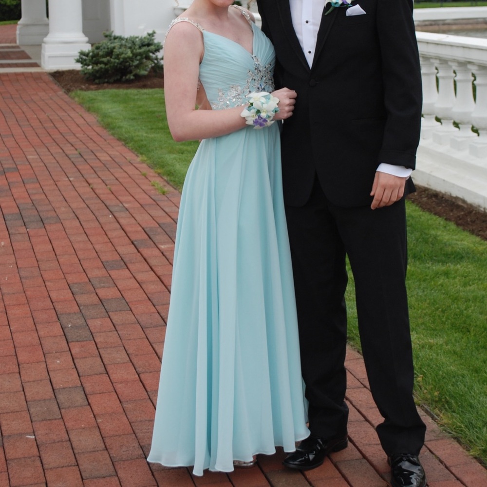 Light Blue Prom Dress